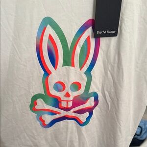 Psycho Bunny Multicolor Skull Tee